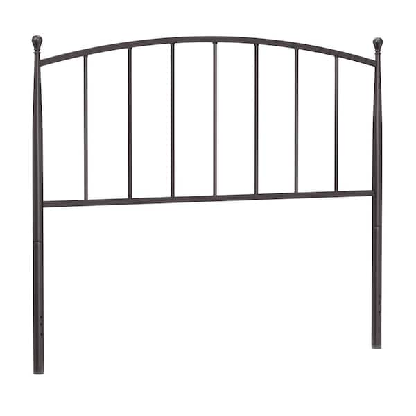 Hillsdale Furniture Warwick Full/Queen Metal Sindle Arch Headboard, Gray Bronze