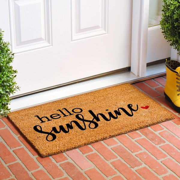 Calloway Mills 108452436 Hello Sunshine Doormat, 24 x 36