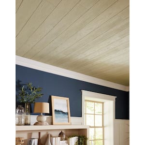 Country Classic Medium Beige 6 in. x 48 in. Surface-Mount Tongue and Groove Acoustic Ceiling Plank (40 sq. ft./ Case)