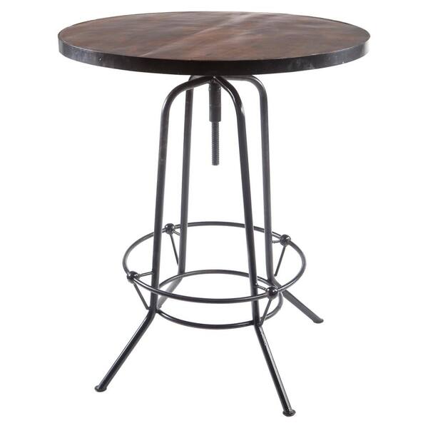 Yosemite Home Decor Natural Brown Pub/Bar Table