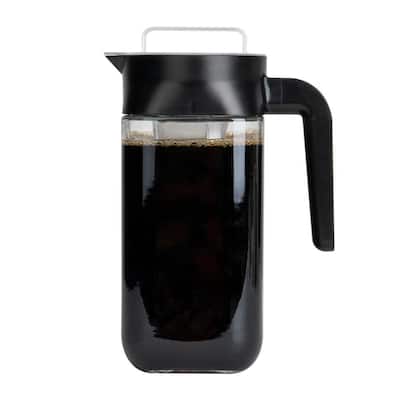 16 oz. Clear Iced Coffee Maker with Stainless Steel Filter