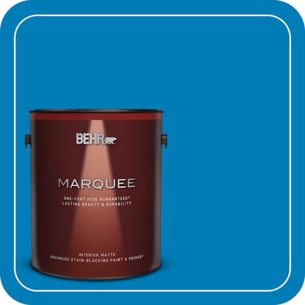 BEHR MARQUEE 1 gal. #S-G-550 Artesian Water Matte Interior Paint & Primer