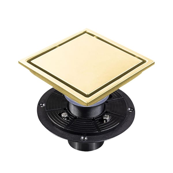 Tahanbath 6 Inch Square Shower Floor Drain
