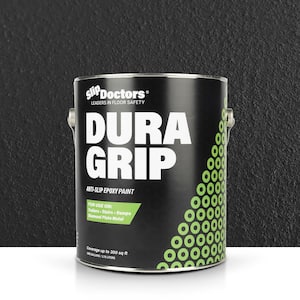 Dura Grip 1 gal. Black Semi-Gloss Epoxy Non-Slip Exterior/Interior Concrete Sealer for Surfaces 1 gal. Concrete Sealer