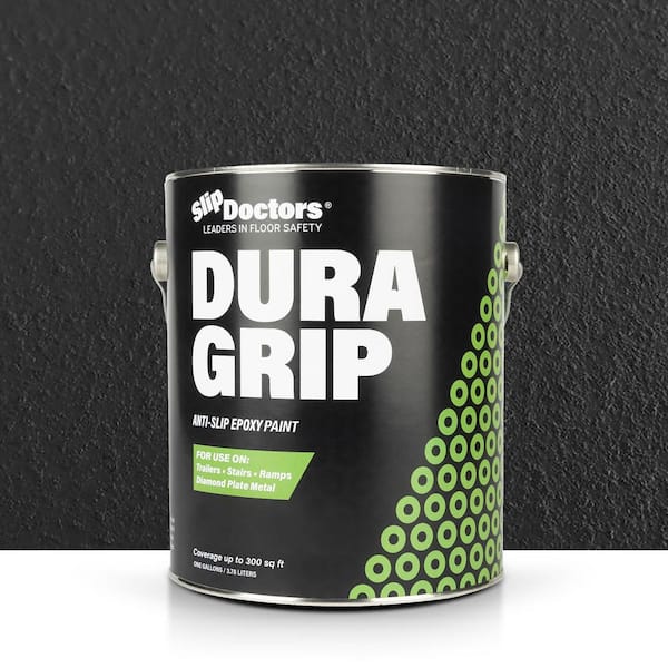 SLIP DOCTORS Dura Grip 1 gal. Black Semi-Gloss Epoxy Non-Slip  Exterior/Interior Concrete Sealer for Surfaces 1 gal. Concrete Sealer  S-CT-DURBLK1G - The Home Depot