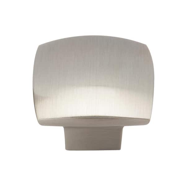 Amerock Sunset 1-9/16 in. Modern Satin Nickel Square Cabinet Knob