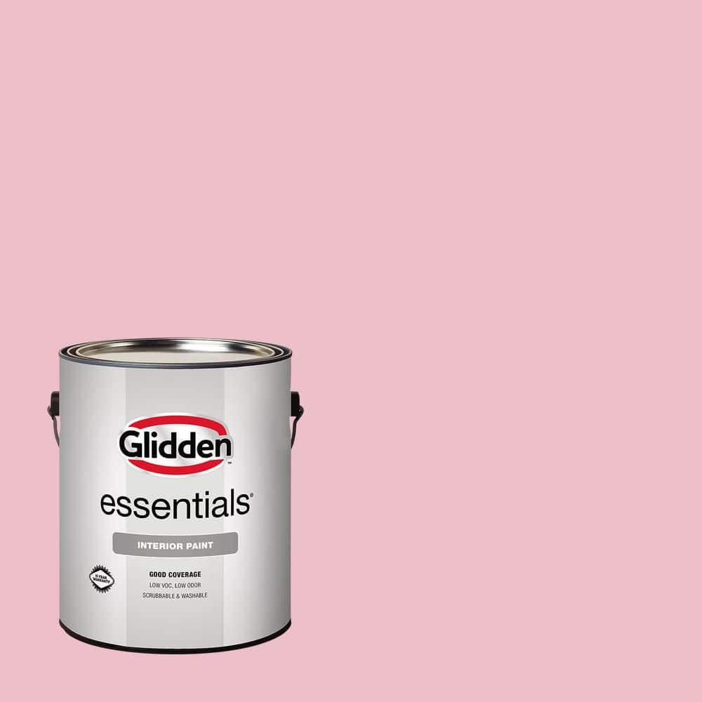 Glidden Essentials 1 gal. PPG1183-3 Rose Melody Flat Interior
