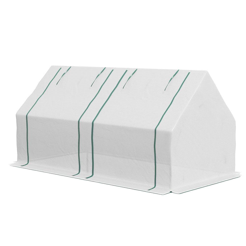 35.5 in. W x 70.75 in. D x 35.5 in. H Steel Clear Portable Greenhouse with 2 PE/Plastic Covers and 2-Roll Up Windows price history on PriceWatchPro