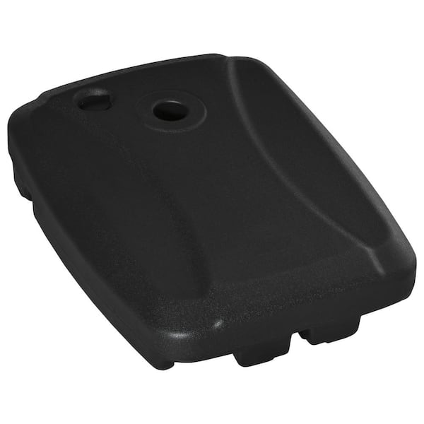 Otryad Cantilever Patio Umbrella Base, 165 lbs. Capacity, Portable Offset Umbrella Stand on Wheels, Heavy-Duty in Black