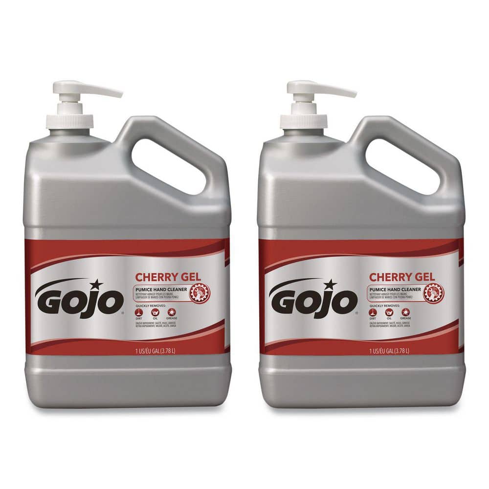 GoJo 1 Gal. Cherry Scent Gel Pumice Hand Soap, Bottle, 2/Carton