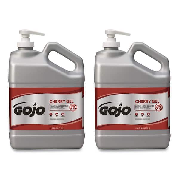 GoJo 1 Gal. Cherry Scent Gel Pumice Hand Soap, Bottle, 2/Carton