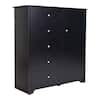 South Shore Vito Pure Black Armoire 3170045