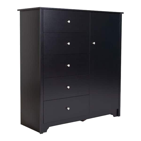 Vito Pure Black Armoire
