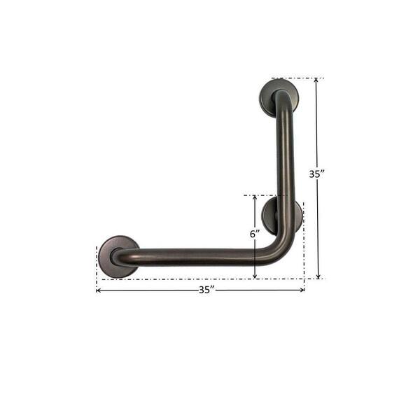 Elements of Design Restoration 32-in Oil-Rubbed Bronze Wall Mount (ADA Compliant) Grab Bar Elements of Design Restoration 32-in Oil-Rubbed Bronze Wall Mount (ADA Compliant) Grab Bar