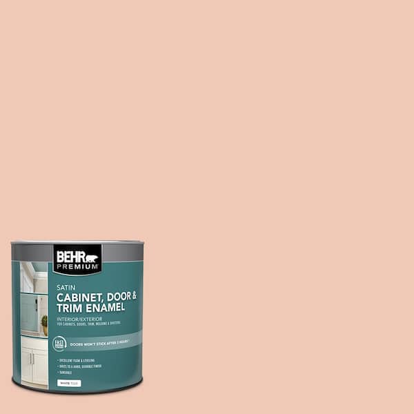BEHR PREMIUM 1 qt. #M190-2 Everblooming Satin Enamel Interior/Exterior Cabinet, Door & Trim Paint