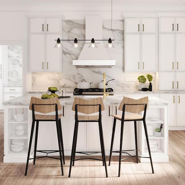 Washington 0.75 in. W x 2 in. D x 96 in. H Vesper White Ornamental Cabinet Filler Stack T Molding