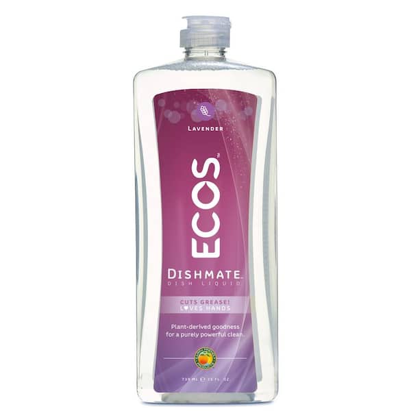 ECOS 25 oz. Squeeze Bottle Ultra Dishmate Lavender Scent Dishwashing Liquid