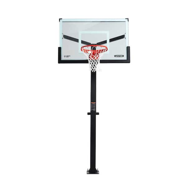 Mammoth Bolt Down Basketball Hoop (54 in. Tempered Glass)