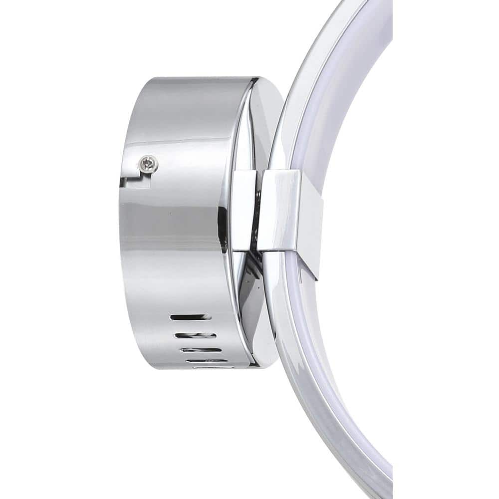 Nathaniel 14" Chrome Dimmable LED Wall Sconce