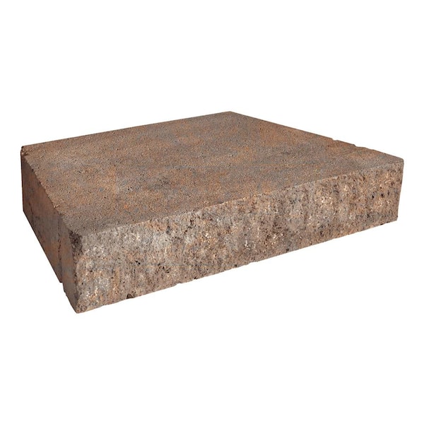 Pavestone 3 in. H x 16.81 in. W x 10.38 in. L Mojave Blend Trapezoid Concrete Wall Cap