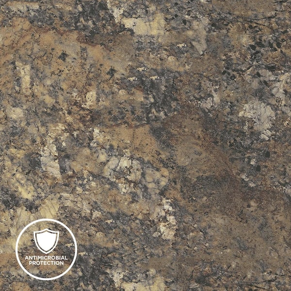 Wilsonart 3 in. x 5 in. Laminate Sheet Sample in Winter Carnival with Premium Quarry