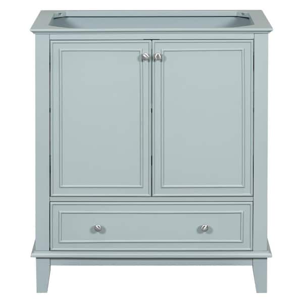Virubi 30 in. Modern Classic Bath Vanity Cabinet without Top in Green
