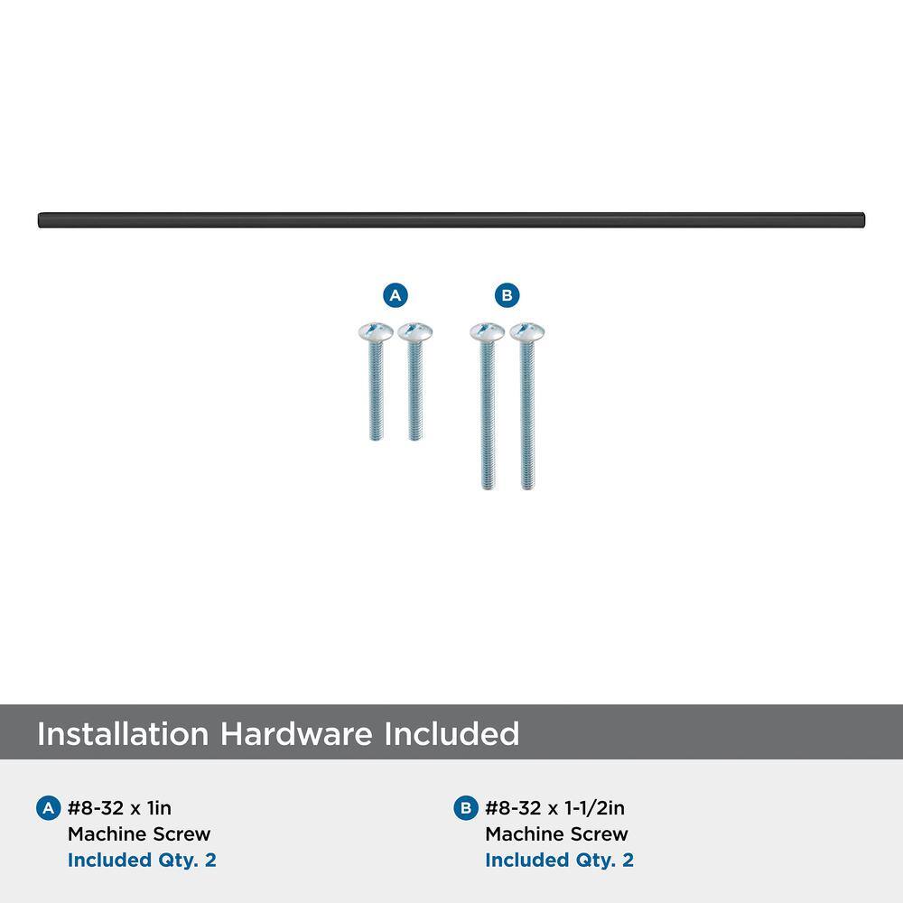 Matte Black Stainless Steel 21-7/16" Bar Pull