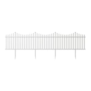 42 in. H x 92 in. W Manchester Semi-Permanent Vinyl Fence Panel Kit (2-Pack)