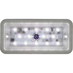 5.8 in. Rectangular LED Interior Dome Light with Built-In Switch