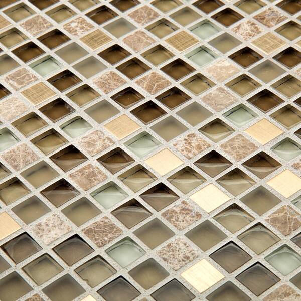 24 Color Splash 14mm Round Glass Cabochons - Mosaic Tile Mania