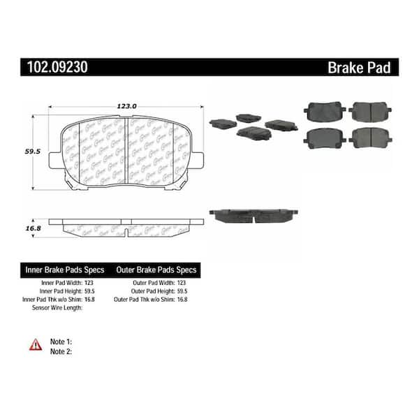 Centric Parts Disc Brake Pad Set