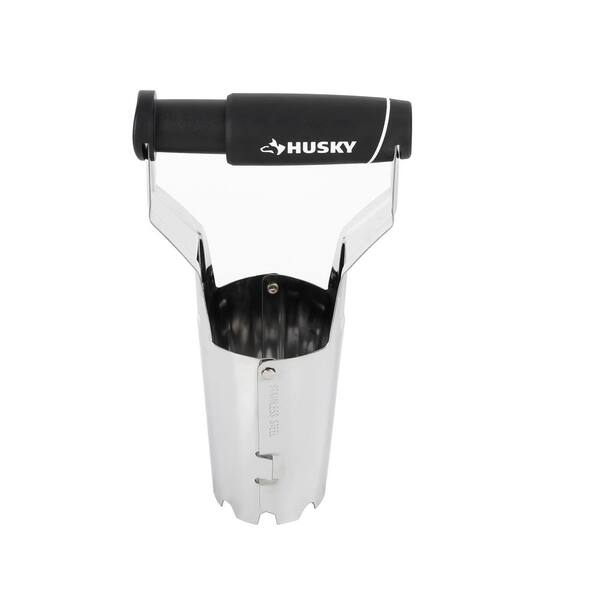 Husky 9 in. Stainless Steel Bulb Planter GD210314 The Home Depot