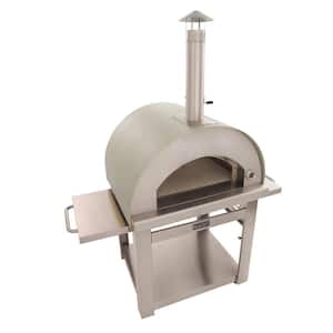 Costway Oven Wood Fire Pizza Maker Grill Outdoor Pizza Oven with Pizza  Stone and Waterproof Cover OP70813 - The Home Depot