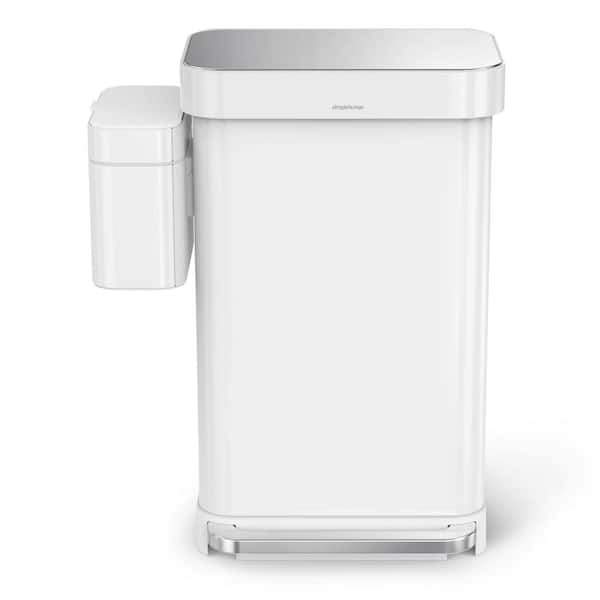 YourCasa Keuken voedselafvalbak caddy met ergonomische handgreep - aanrecht kleine compost teller met deksel prullenbak - 5L - Vaatwasmachinebestendig - Geurbestendig - Binnenzeef indoor recycling