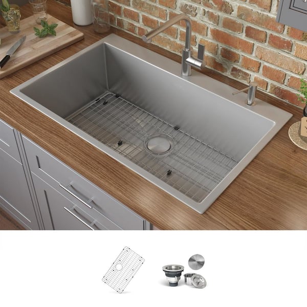Have a question about Ruvati Tirana Pro 27 in. Drop-in Topmount