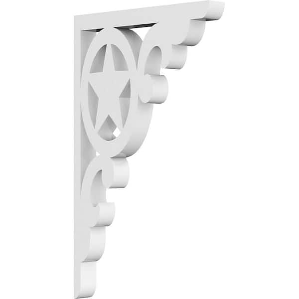 Ekena Millwork 5/8 in. W x 5 in. H x 8 in. D PVC Austin Bracket