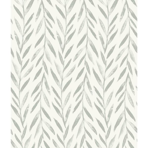 Magnolia Home by Joanna Gaines Willow Grey Paper Peel & Stick Repositionable Wallpaper Roll (Covers 34 Sq. Ft.)