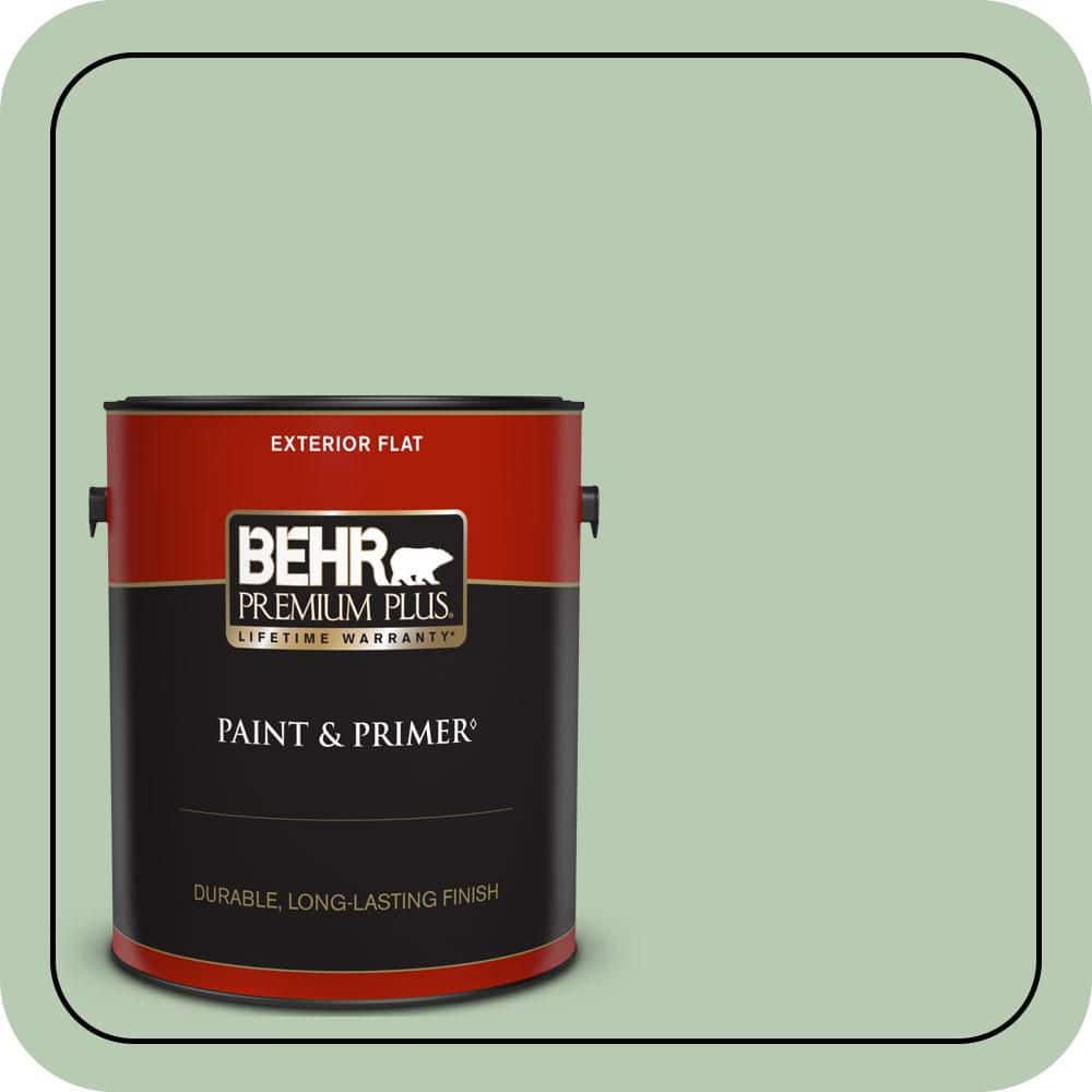 1 gal. #S400-3 Healing Aloe Flat Exterior Paint & Primer price history on PriceWatchPro