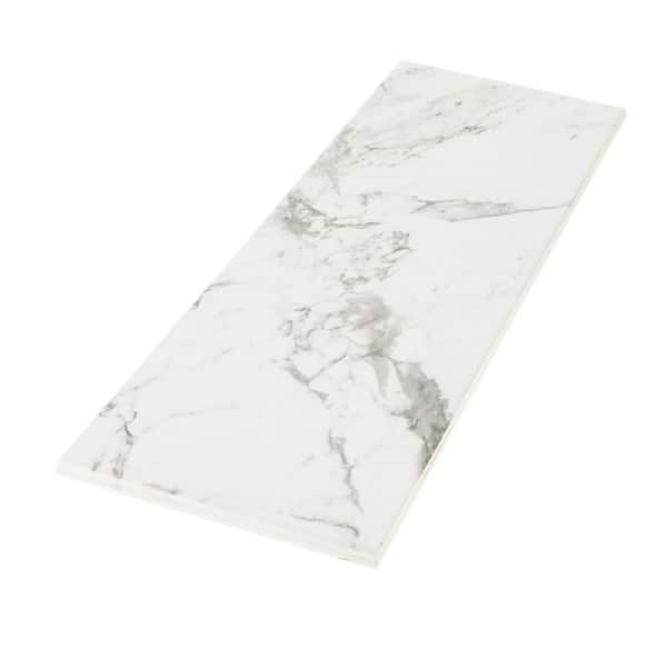 Marazzi Epic Clean Milton Arabescato Marble 6 in. x 6 in