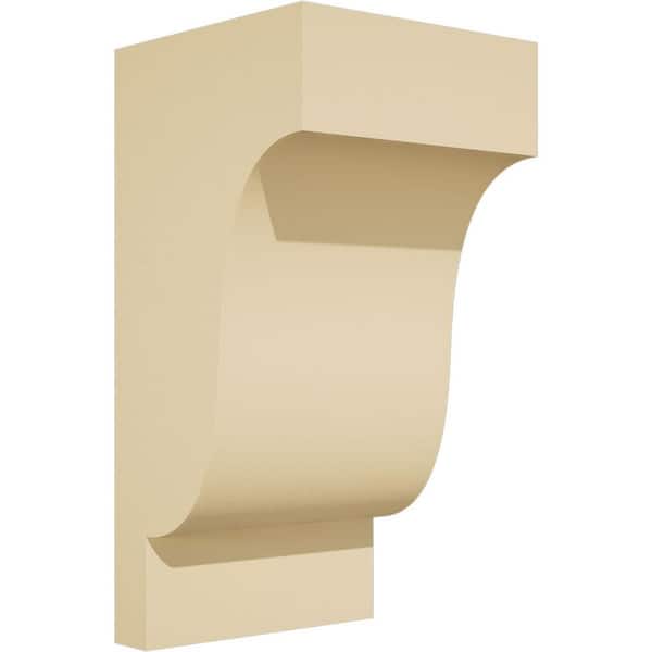 Ekena Millwork Standard Newport 7 in. W x 14 in. H x 7 in. D Signature Urethane Polyurethane Corbel