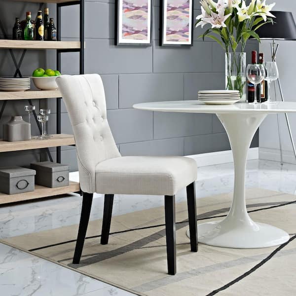 Silhouette Beige Dining Side Chair