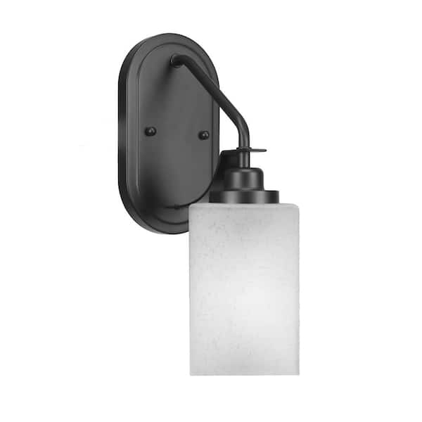 Unbranded Monroe 1-Light Matte Black Wall Sconce