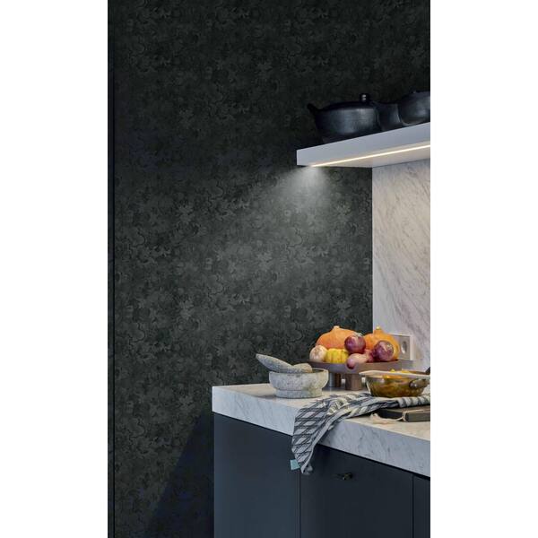 Walls Republic Green Abstract Water Color Floral Printed Non-Woven Paper Paste the Wall Textured Wallpaper 57 sq. ft.