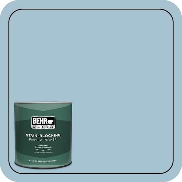 BEHR ULTRA 1 qt. #550E-3 Viking Extra Durable Semi-Gloss Enamel Interior Paint & Primer