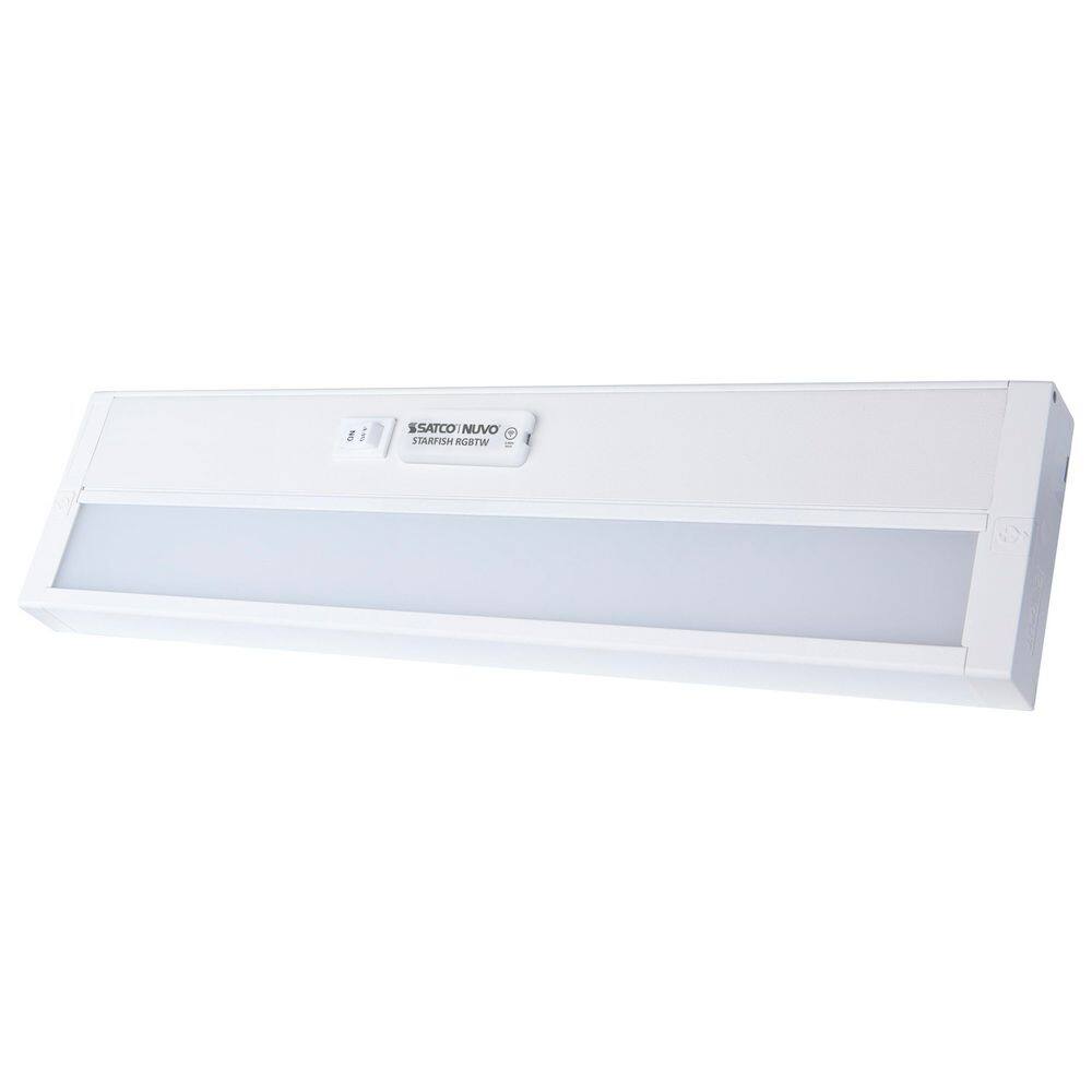 14 in. 9--Watt Hardwired or Plug-In White Integrated LED Smart-Starfish RGB and Tunable White Under Cabinet Light price history on PriceWatchPro