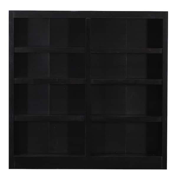 Concepts In Wood 48 in. Espresso Wood 8-shelf Standard Bookcase with Adjustable Shelves
