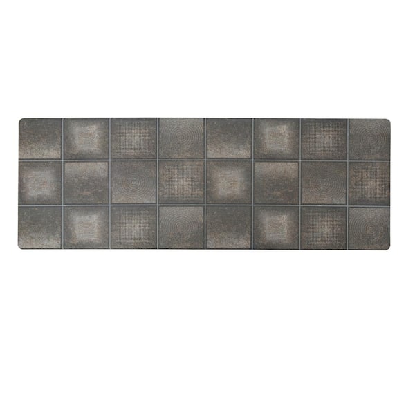 J&V TEXTILES 19.6 in. x 55 in. Anti-Fatigue Kitchen Runner Rug Mat