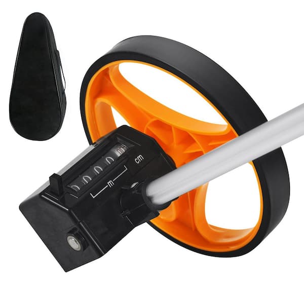 Measuring Wheel in In., 6.3 in. ABS Measuring Wheel, Wheel Diameter, 39.37 to 16.53 in. Telescoping Measure Wheel
