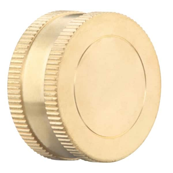 Everbilt 1/4 in. OD Compression Brass Cap Fitting 801129 - The Home Depot