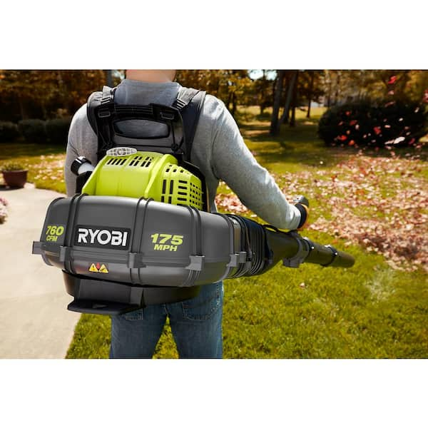 175 MPH 760 CFM 38cc Gas Backpack Leaf Blower